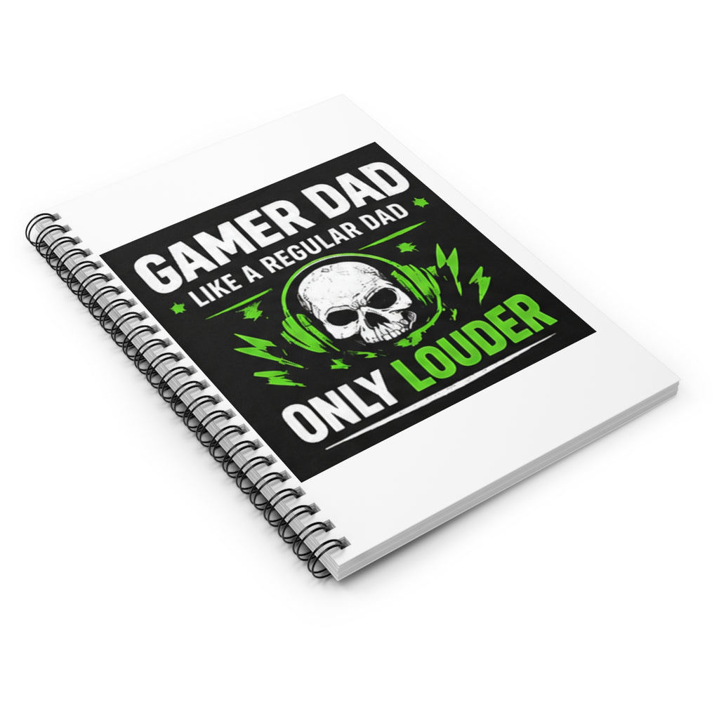 Gamer Dad Patch Notes Notebook
