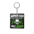 Gamer Dad Keychain — Square EDC Tag