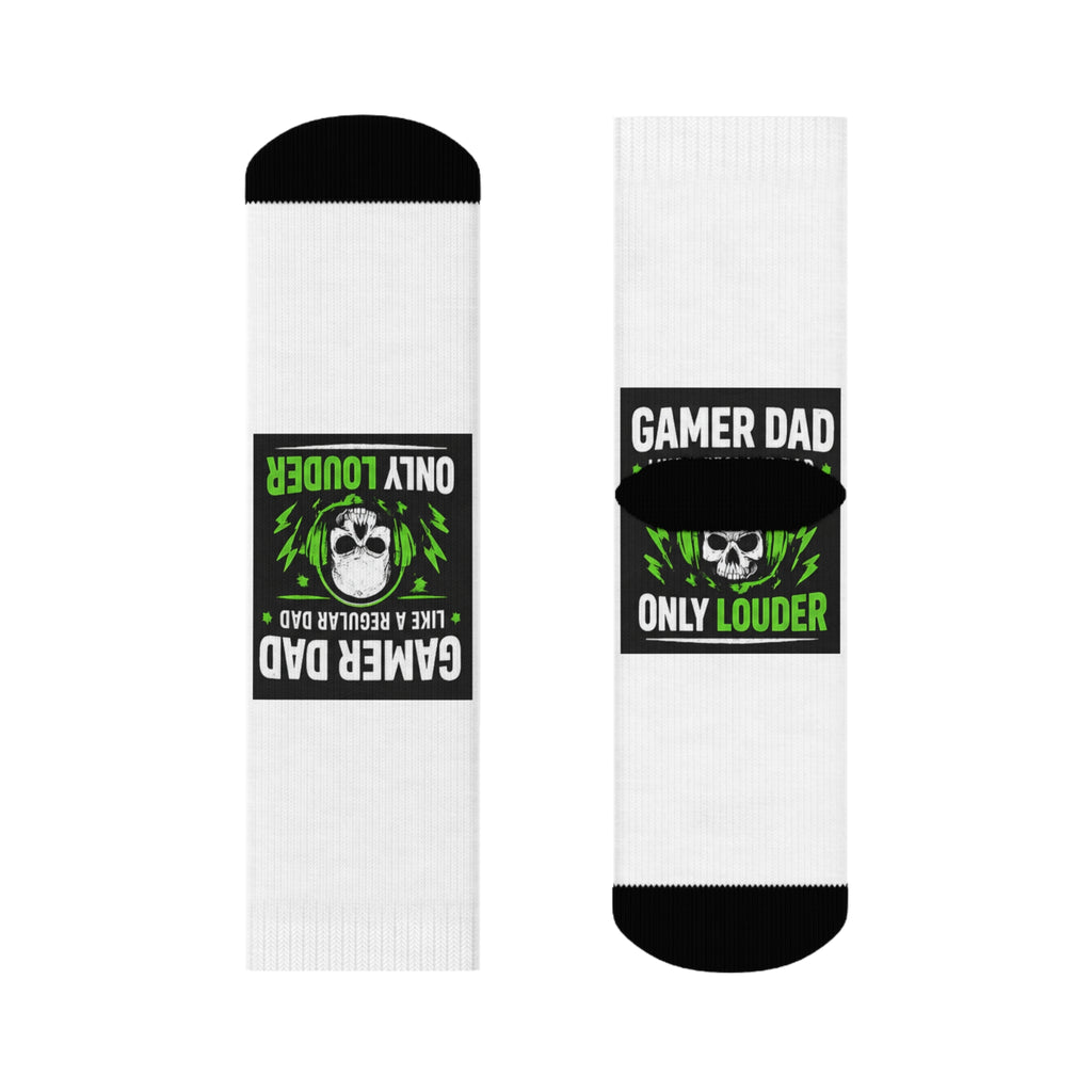 Gamer Dad Crew Socks