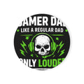 Gamer Dad Cork-Back Coaster