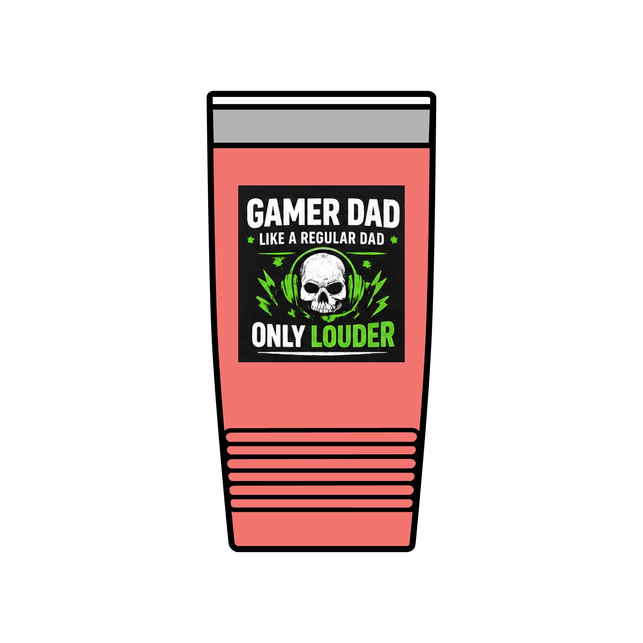 Gamer Dad Tumbler — Dad by Day, Gamer by Night