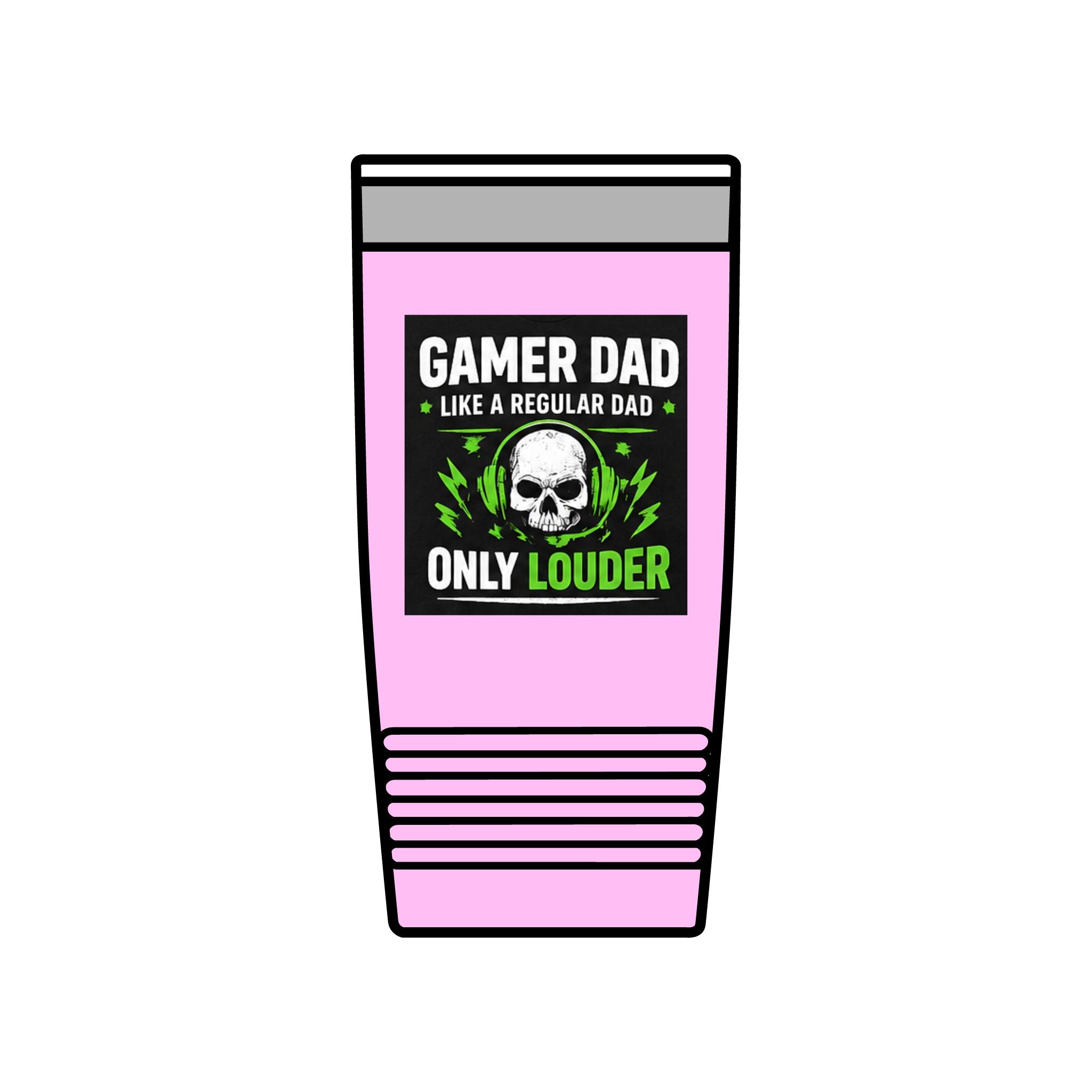 Gamer Dad Tumbler — Dad by Day, Gamer by Night