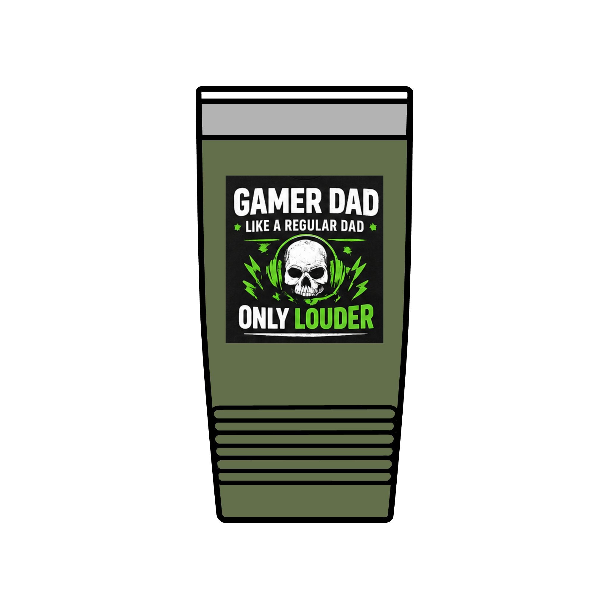 Gamer Dad Tumbler — Dad by Day, Gamer by Night