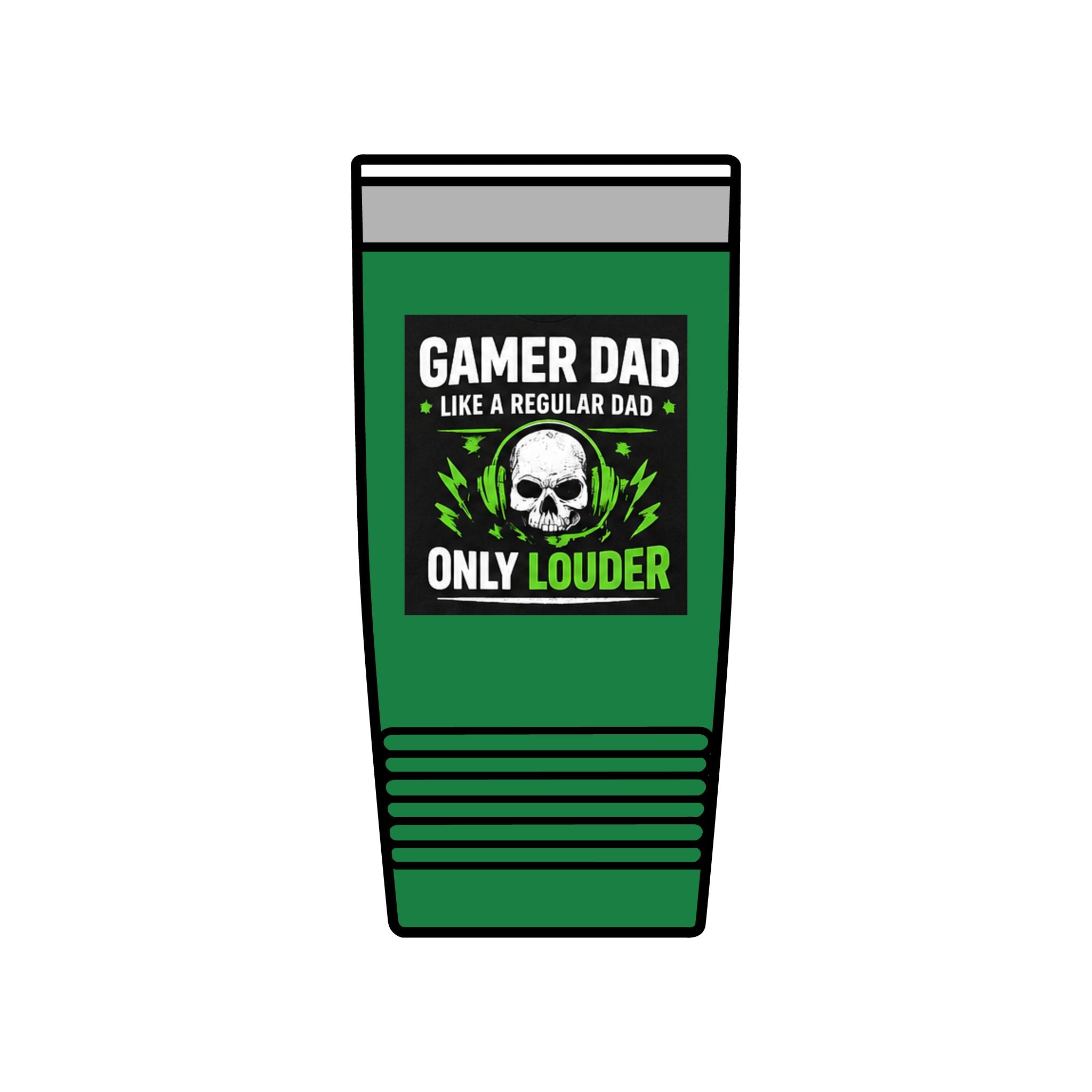 Gamer Dad Tumbler — Dad by Day, Gamer by Night