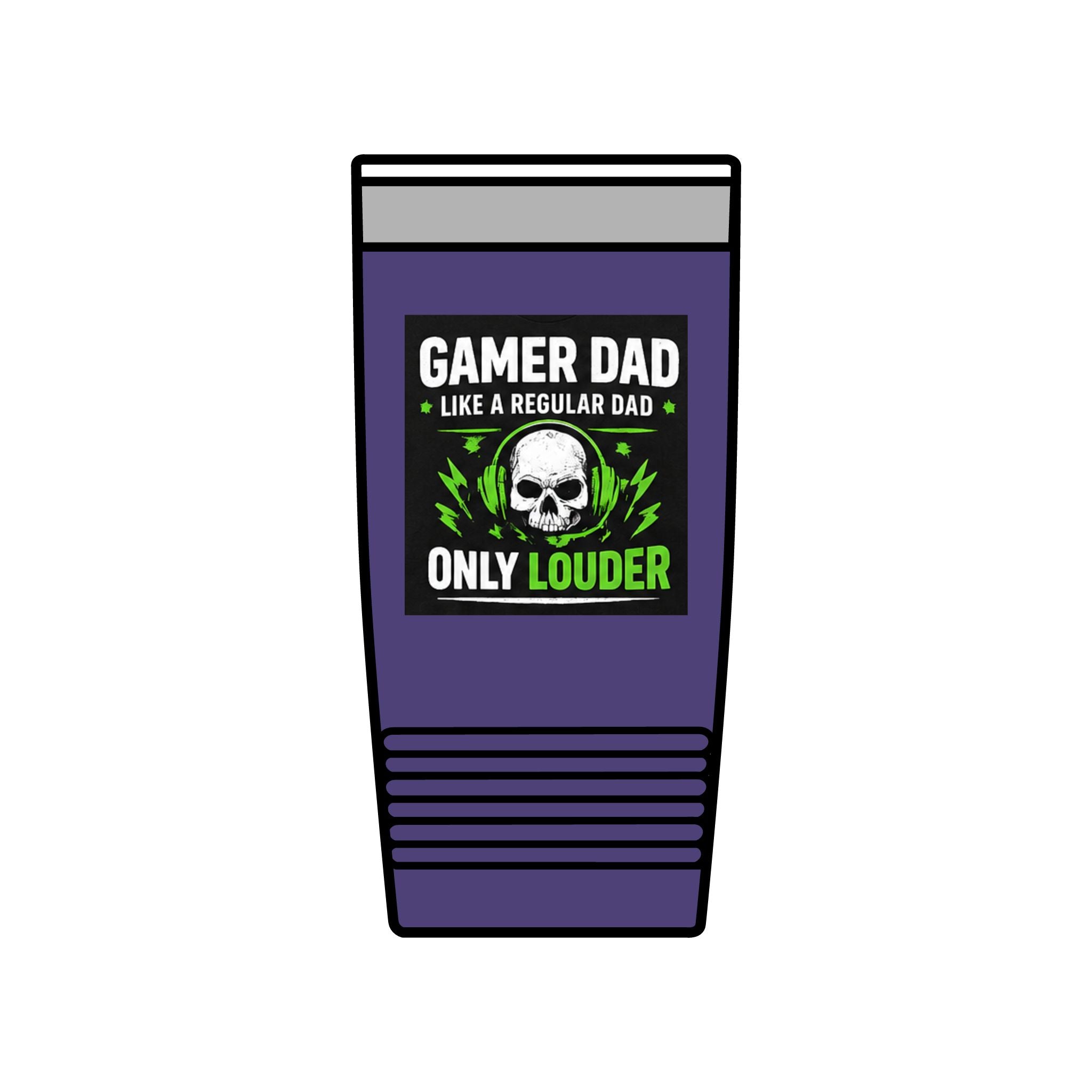 Gamer Dad Tumbler 20oz — Insulated Hydration Rig