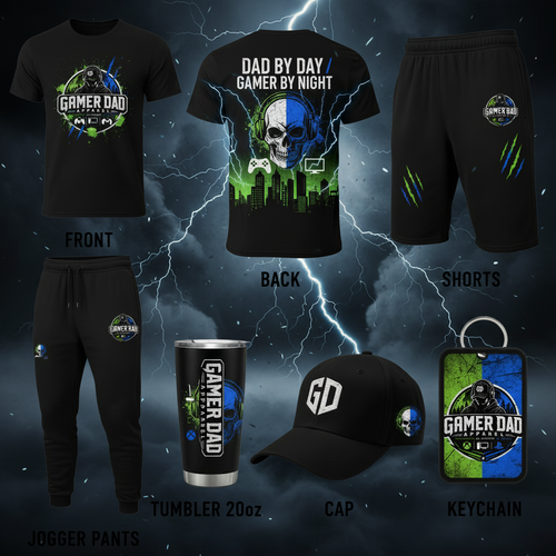 Epic Gamer Dad Apparel Collection